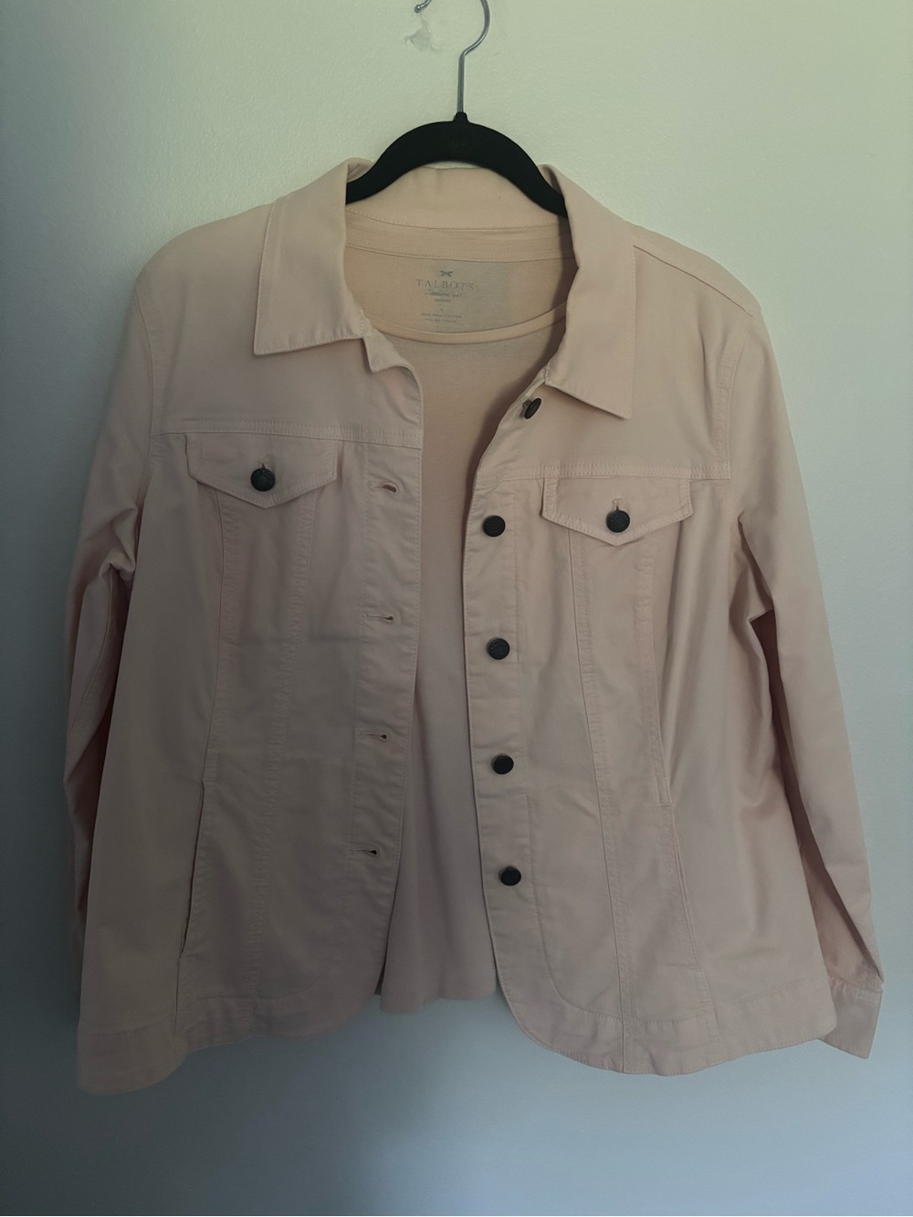 Talbots Pale Pink JeanJacket